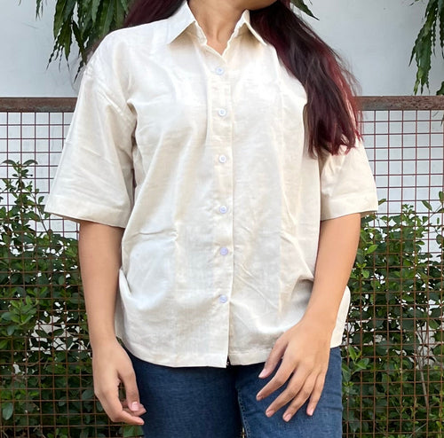 Cream shirt