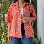 Orange Oversized Shirt