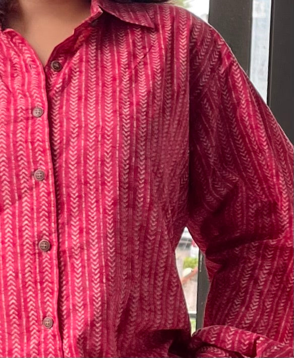Pink Stripe Shirt